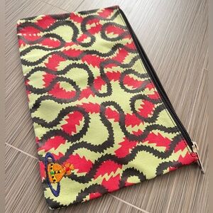 Vivienne Westwood Anglomania bag clutch canvas bag purse pouch handbag squiggle